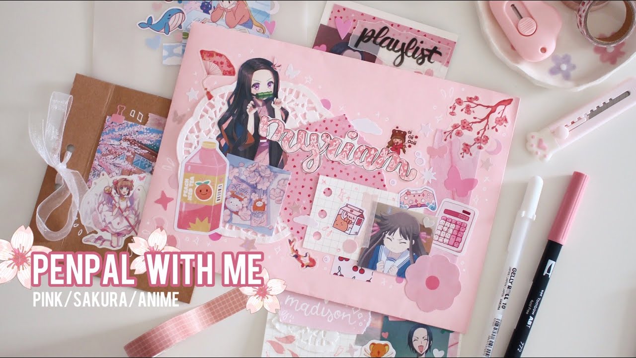 Penpal With Me (pink/sakura/anime) 🌸