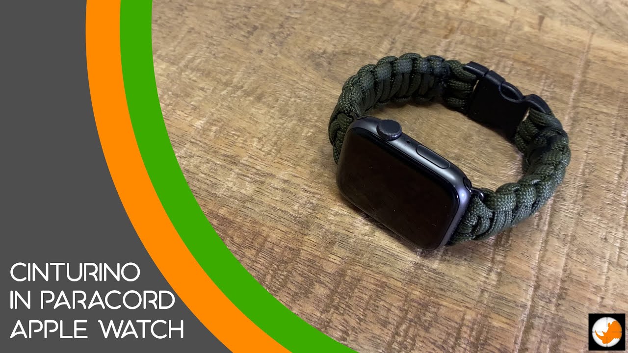 Cinturino Apple Watch in Paracord