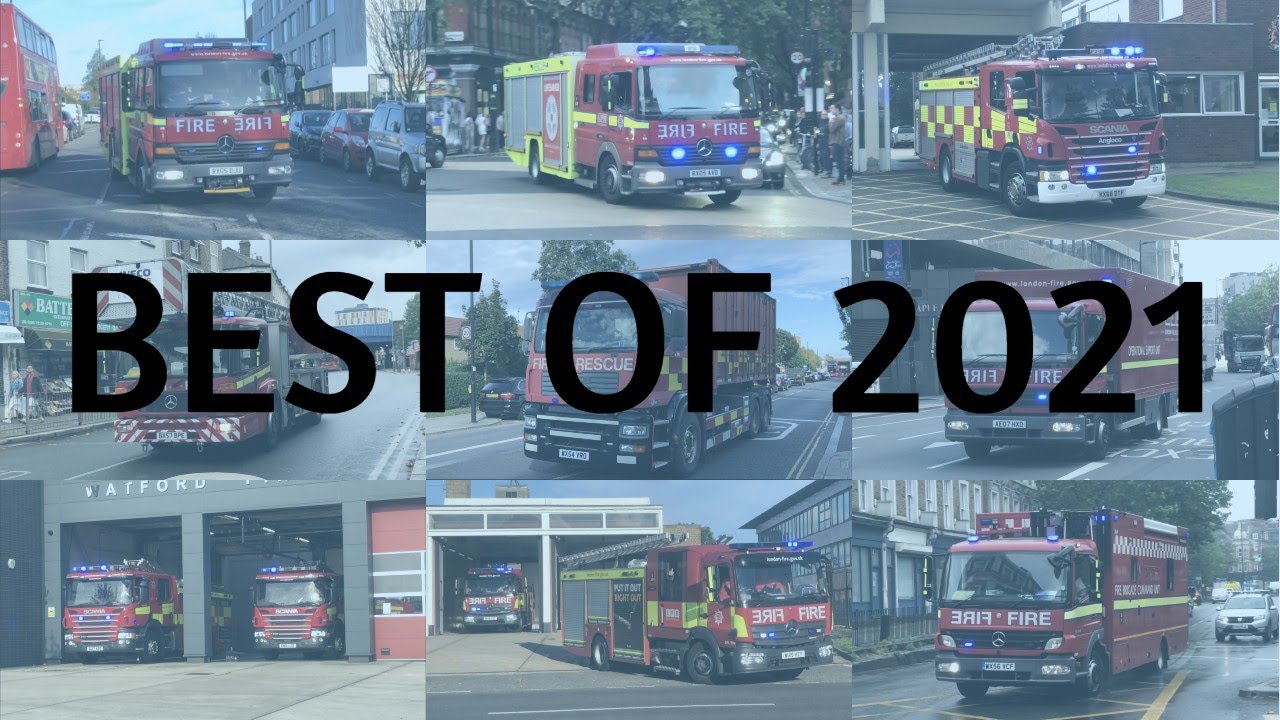 15 Minutes! BEST OF 2021 Fire Brigade And Emergency Services Responding!