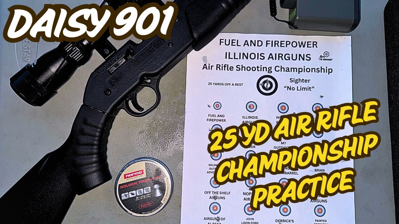 25 YD Air Rifle Championship - Daisy 901 Test