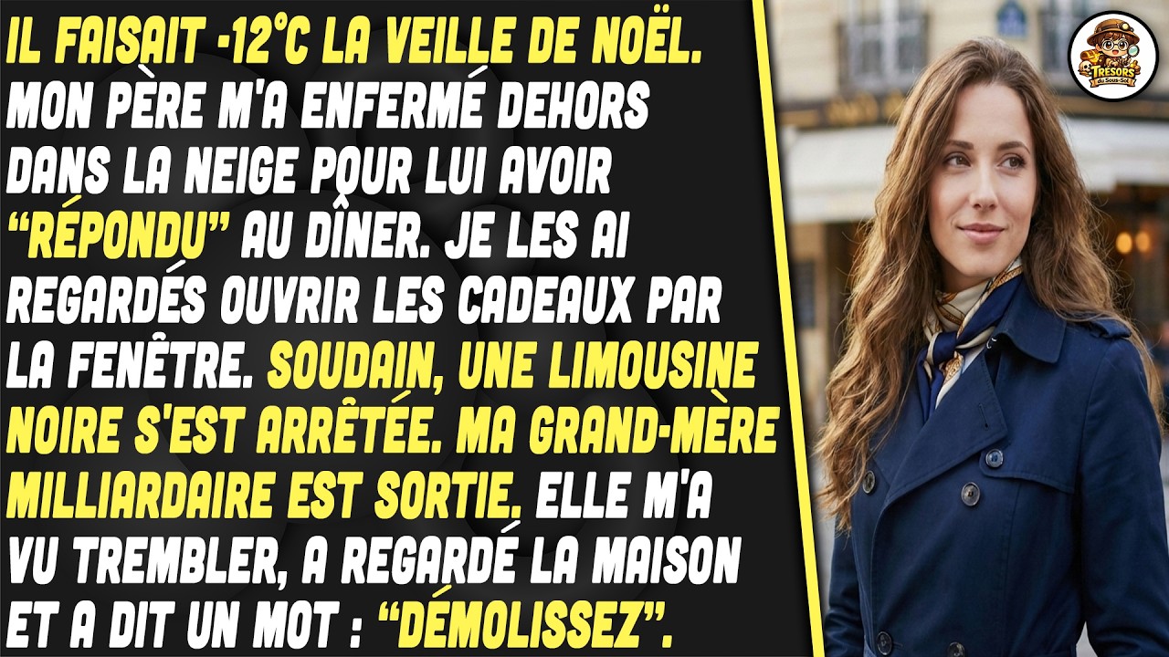 Mis Dehors Par Papa Pour Le Respect, La Limousine De Grand-mère Est Enfin Arrivée.