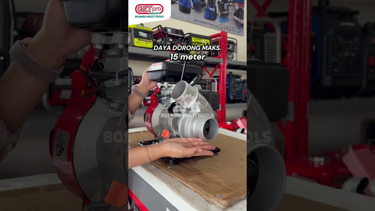 Pompa Air 4 Tak 4 Hp dengan Keong Turbo Inlet dan Outlet 2,5 inchi Yamamoto YWP-25CX 💯