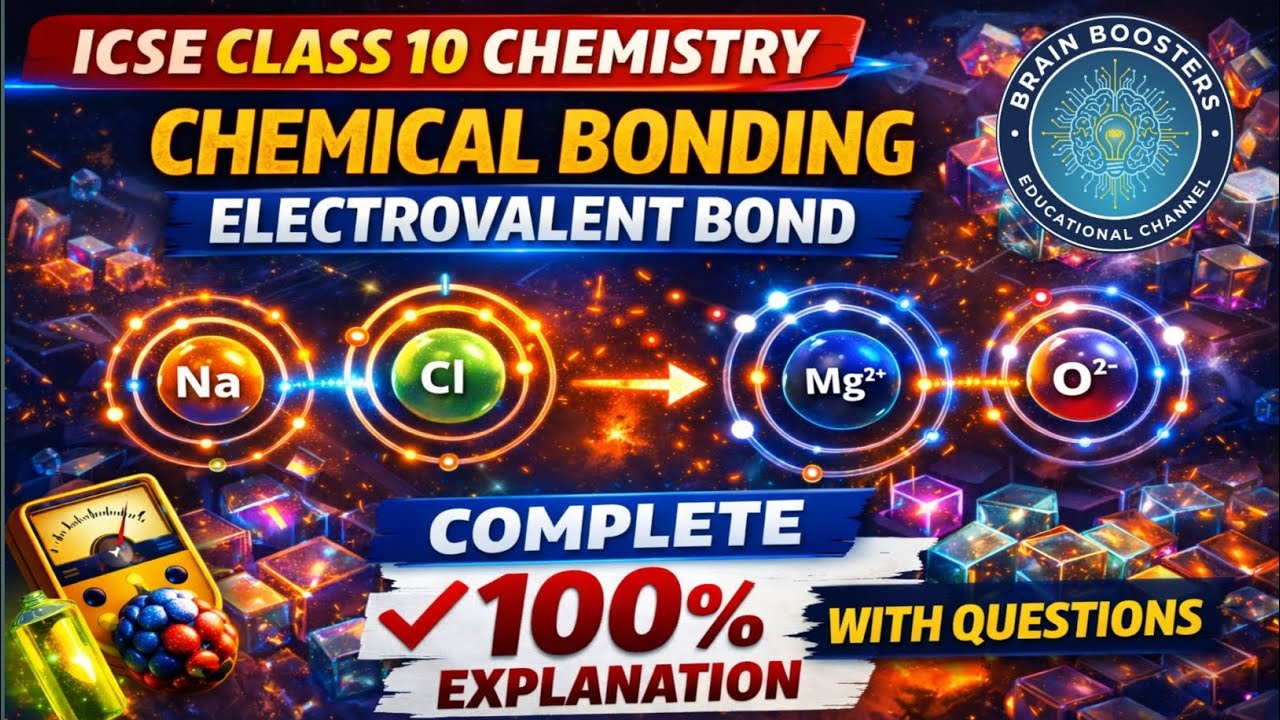 Electrovalent Bond – Complete 💯Electrovalent Bond ⚡ | Complete + Questions