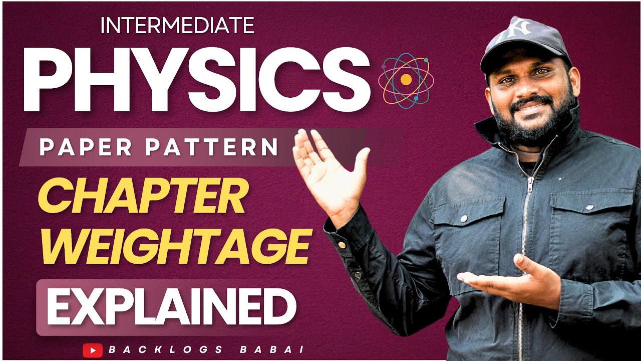 Physics Public paper pattern & Chapter weightage 2025-26 // Class 11 // 