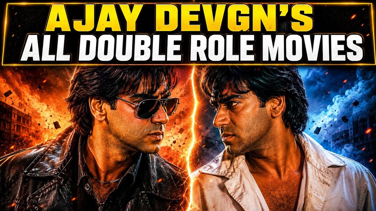 Ajay Devgan Career Double Role All Movie's🎬(1990&ndash;2025) | Complete Collection | 90s To Present