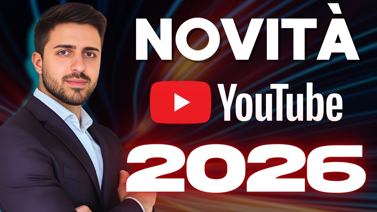 Tutte le Novit&agrave; di YouTube nel 2026: Collaborazioni, Editing Video Automatico, VEO3 e Voci AI!
