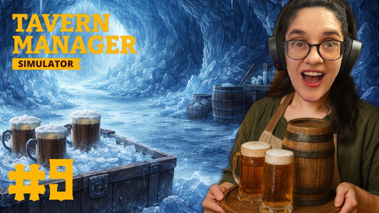 10. SEVİYE ve YENİ BUZ MAĞARASI | Tavern Manager Simulator Bölüm 9