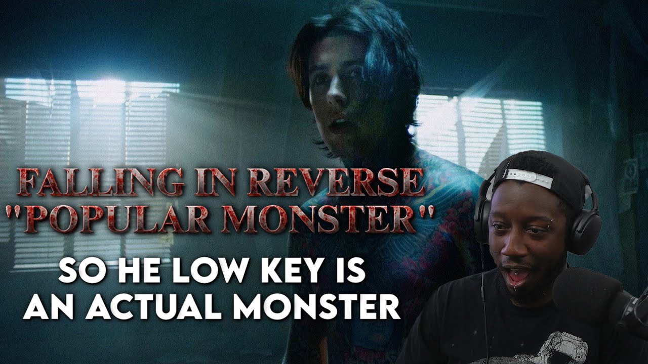 TheBlackSpeed Reacts to Popular Monster by Falling In Reverse! Why did he do them like THAT?!