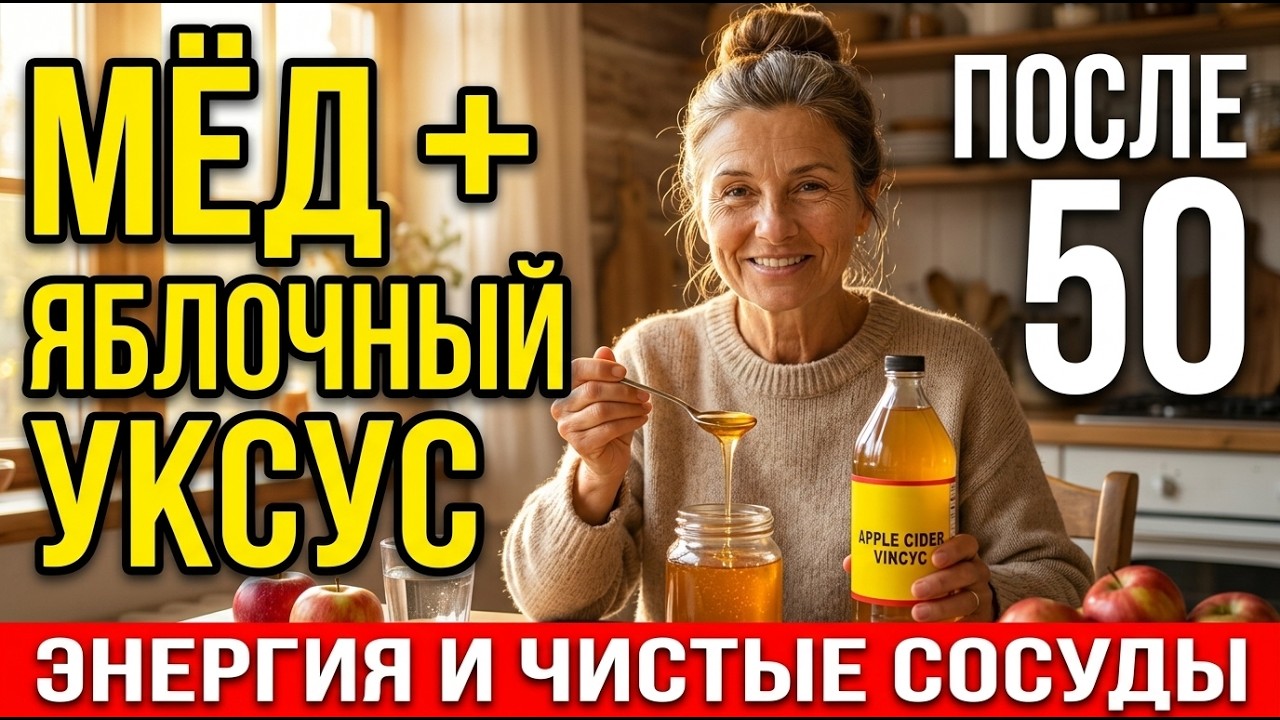 Пейте это УТРОМ и вы не узнаете свой организм! Мёд + Уксус: Вторая молодость.