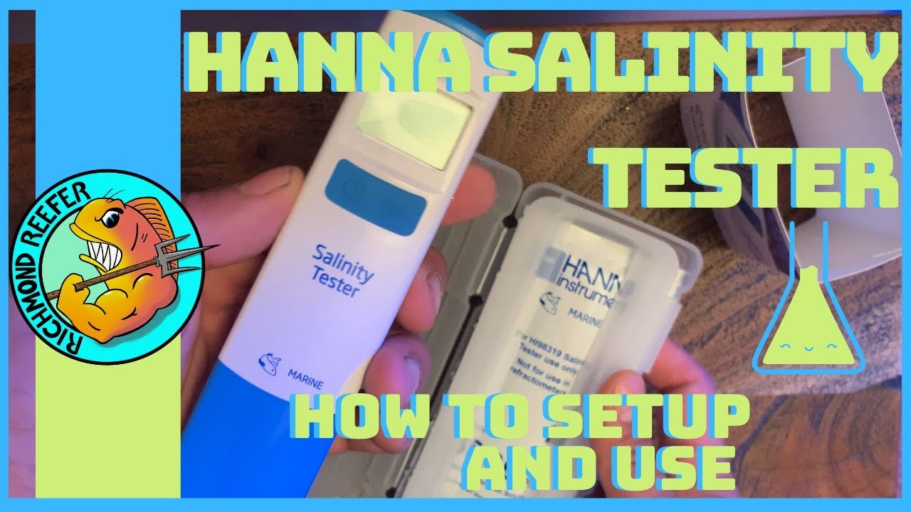 Hanna Instruments Waterproof Salinity Tester - How to Setup And Use