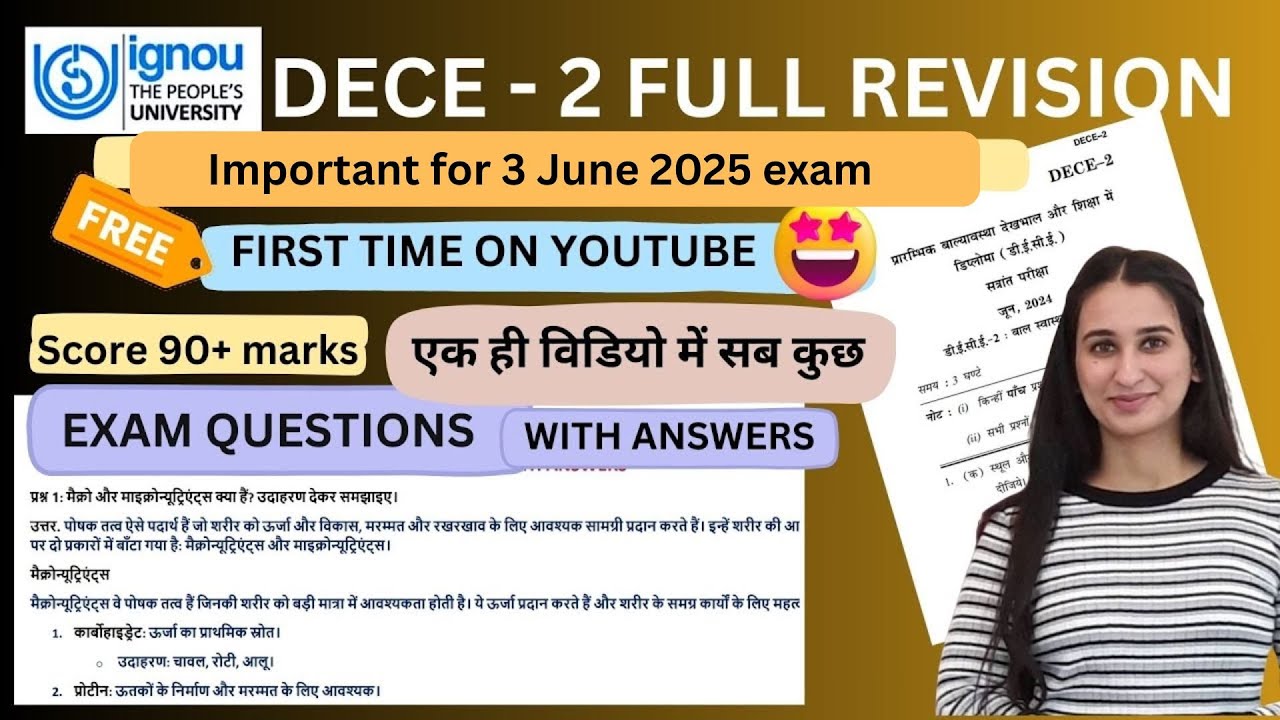 DECE 2 Full Revision June 2025 Simran Gumber Level Up Learning