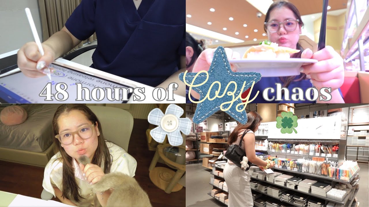 48 hours of cozy chaos🍈กินของอร่อย อ่านหนังสือ ดูแลตัวเอง (ᐡᵕ̤ ·̫ ᵕ̤ᐡ)