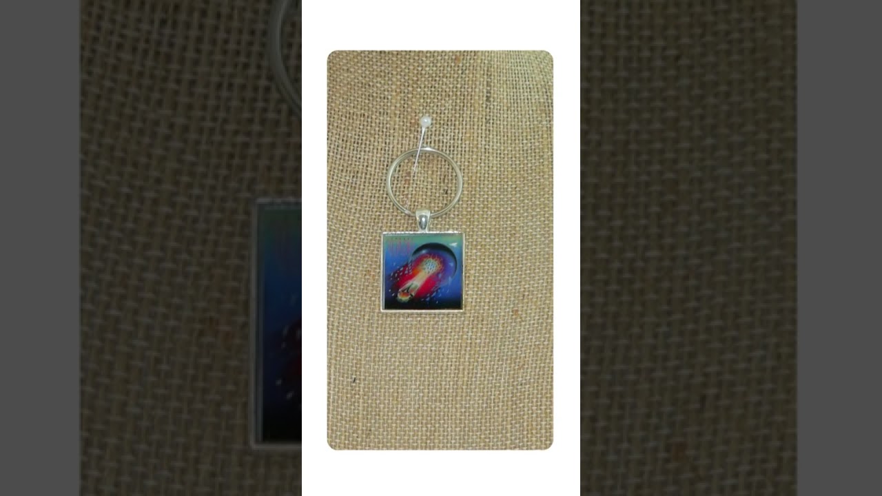 Journey Escape Album Necklace & Keychain: Iconic Rock Music Fan Accessory | Memorabilia Gift