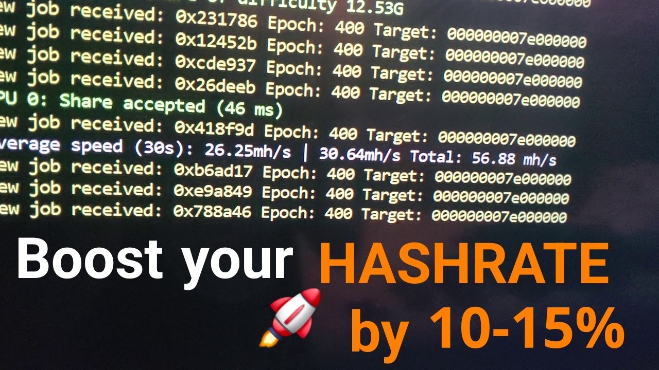 Hashrate Booster | UNLOCK +10% HASHRATE on Windows 11! (MSR Mod Fix &ndash; Mining Guide 2026)