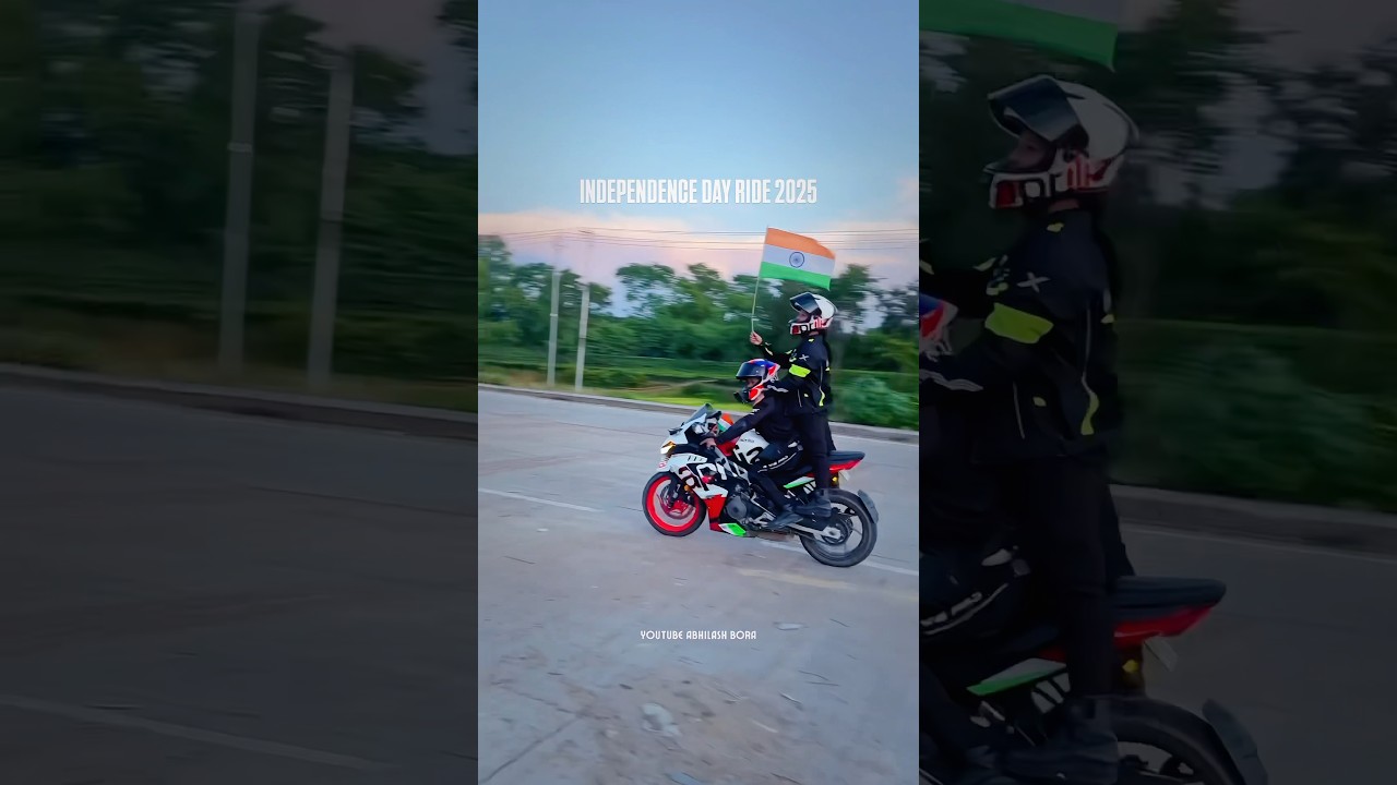Independence Day Ride 2025 #shorts #independenceday #reels #15august #vandemataram #apriliars457