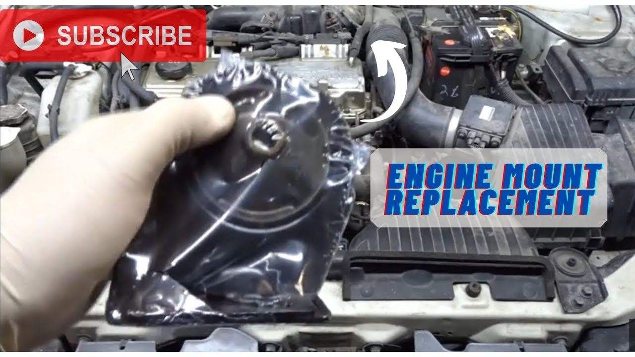 Замена задней опоры двигателя Mitsubishi Galant 99-03