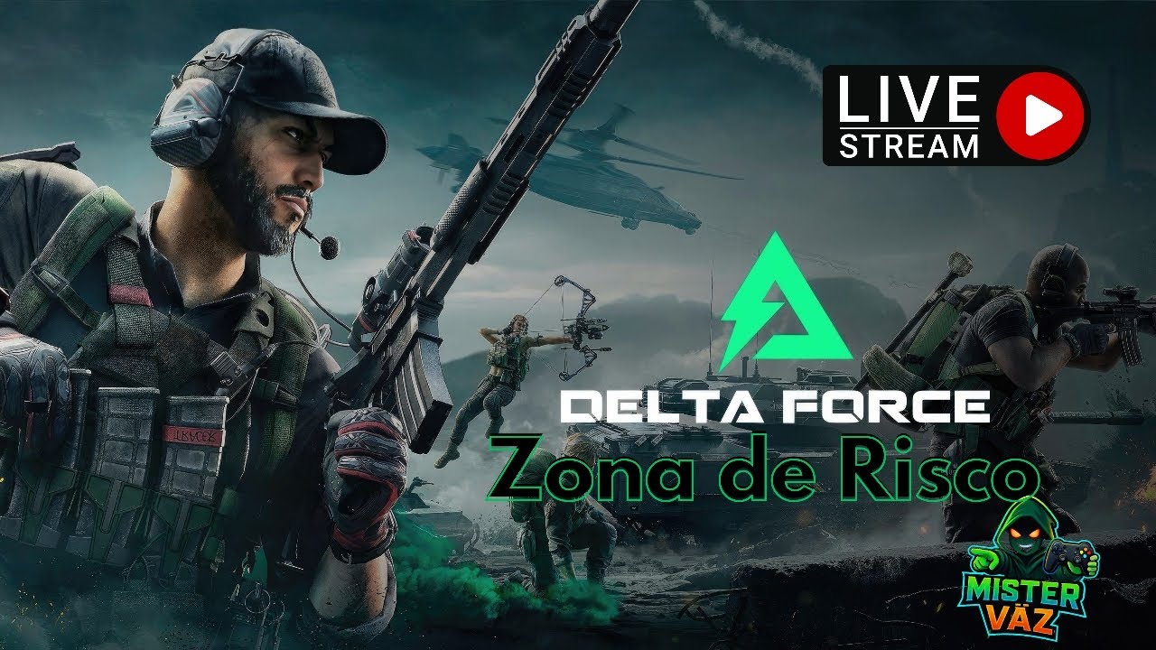 🔴LIVE🔴DELTA FORCE MOBILE 🔥 ZONA DE RISCO AO VIVO | Só Squad Insano!  #jesus