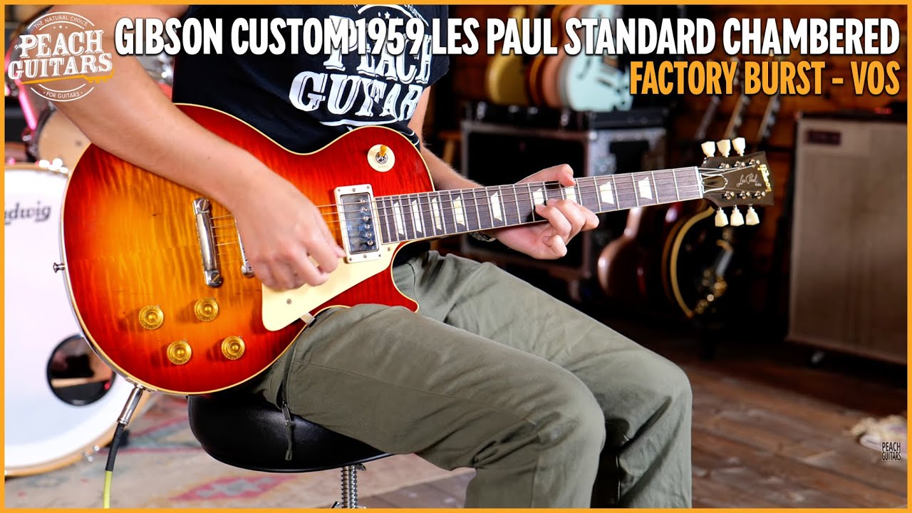 Gibson Custom 1959 Les Paul Standard Chambered | Factory Burst - VOS
