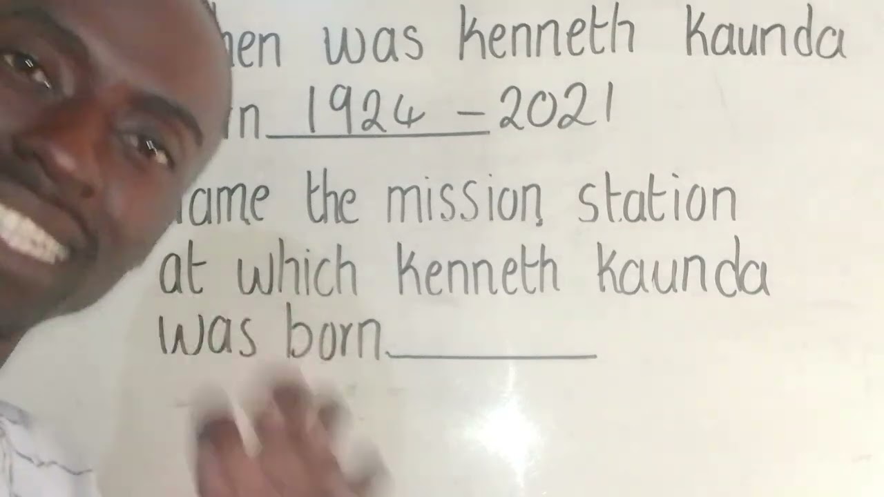 History Kenneth Kaunda 1