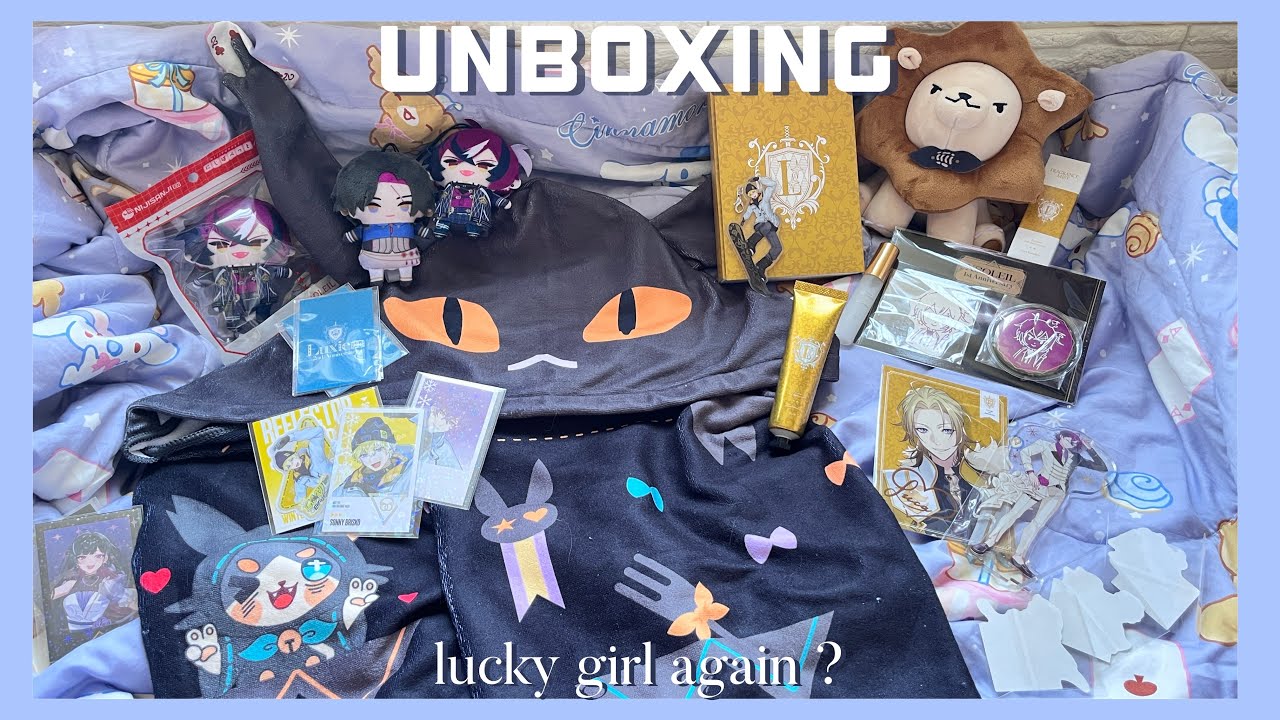 【Unboxing】 Full of memories 💝Unboxing Nijisanji En merch 💖