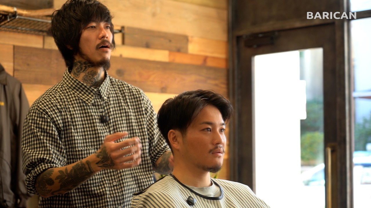 【メンズヘアセット】西海岸を感じる理容室で『和製ディカプリオスタイル』- BARBER SUNRIDE 高城修造 | バーバー 床屋 メンズグルーミング 鎌倉 ヘアスタイリング