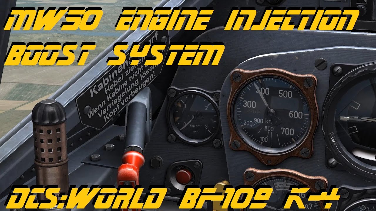 DCS:World - Система наддува Bf-109 K-4 MW50