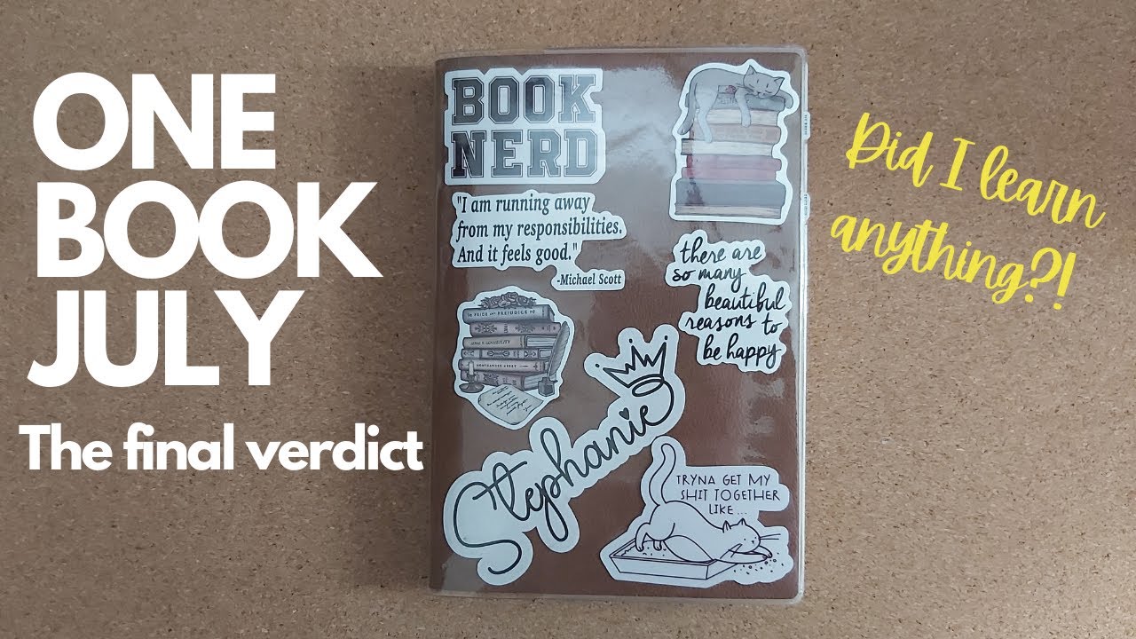 ONE BOOK JULY | STERLING INK COMMON PLANNER | THE FINAL VERDICT