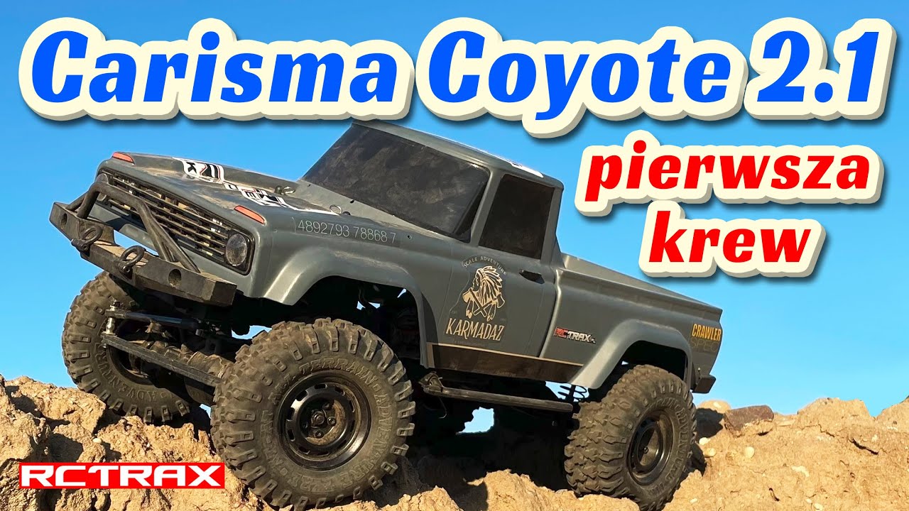 Carisma Coyote 2.1 SCA-1E 4WD RTR pierwsza krew | Samoch&oacute;d off road 4x4 RC car | OPINIA TEST |
