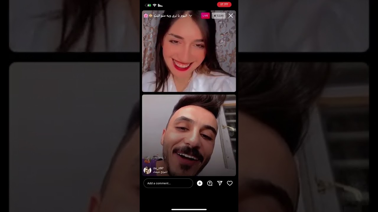 بث علوش ماركة و اشكي ناز ومحسن  علوش و محسن يقصفون بعض😂