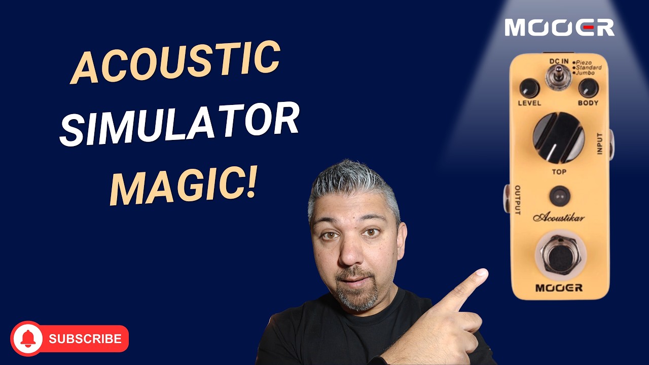 Mooer Acoustikar - A beautiful acoustic guitar simulator for your electric.