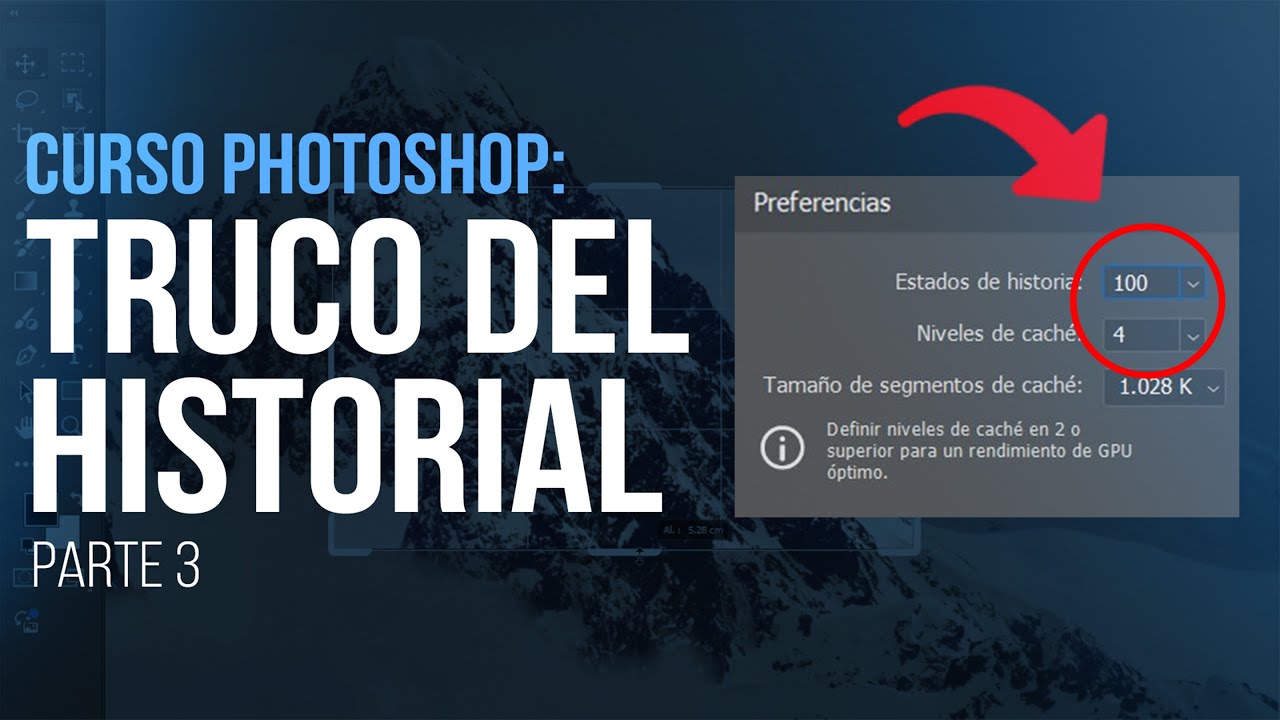 CURSO DE PHOTOSHOP: El truco de los ESTADOS DE HISTORIA y cómo GUARDAR Y EXPORTAR archivos | PARTE 3