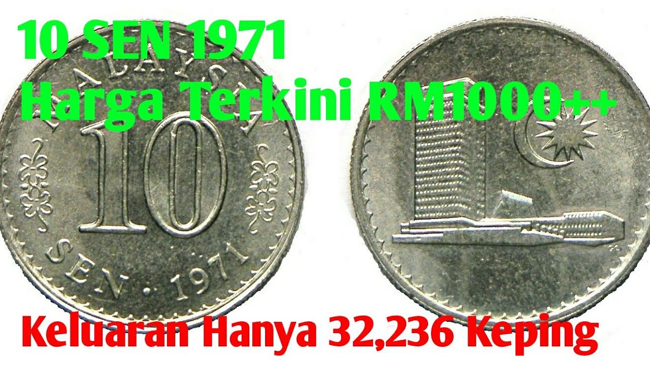 10 SEN 1971 Paling Dicari | Ribuan Ringgit Sekeping