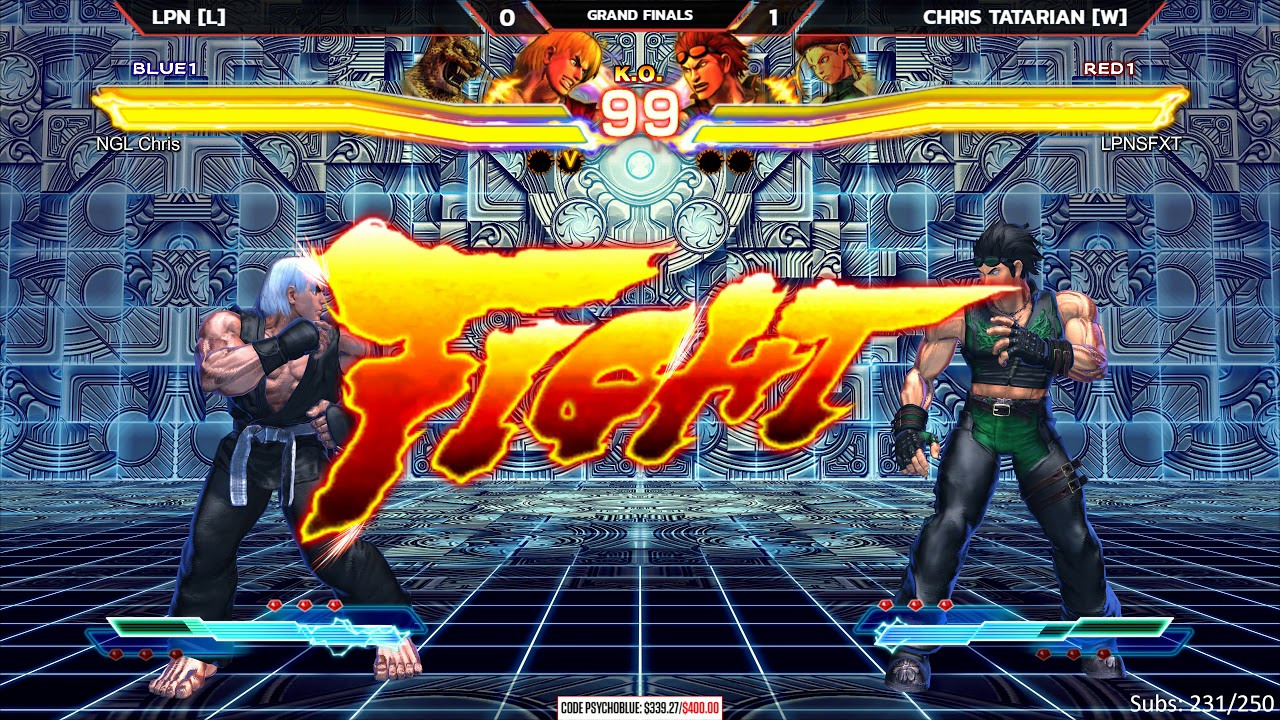 Street Fighter X Tekken - Psychoblue Monthly - ChrisT vs LPN [GRAND FINALS] [4K/60fps]