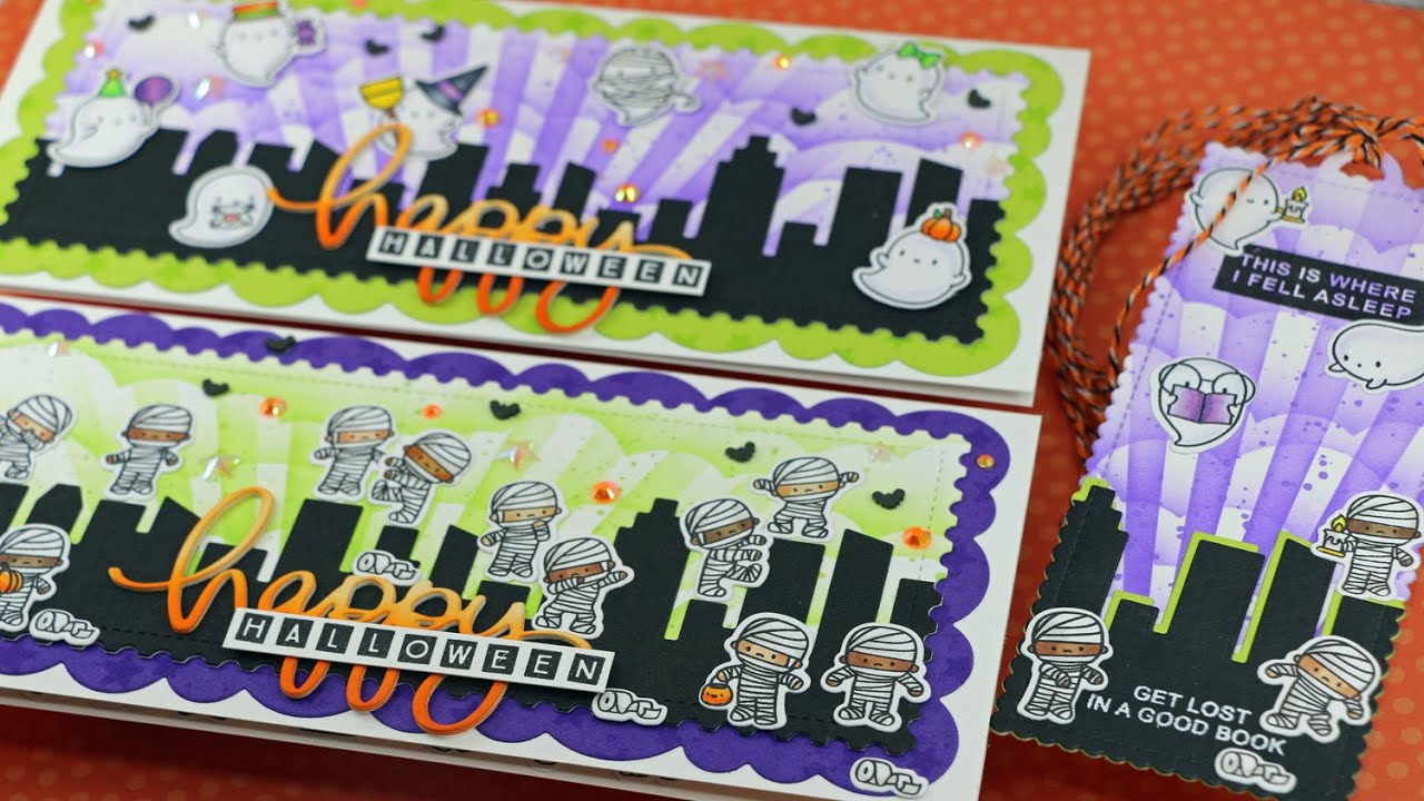 Mama Elephant Little Ghosts & Mummies | AmyR Halloween 2020 Series #5