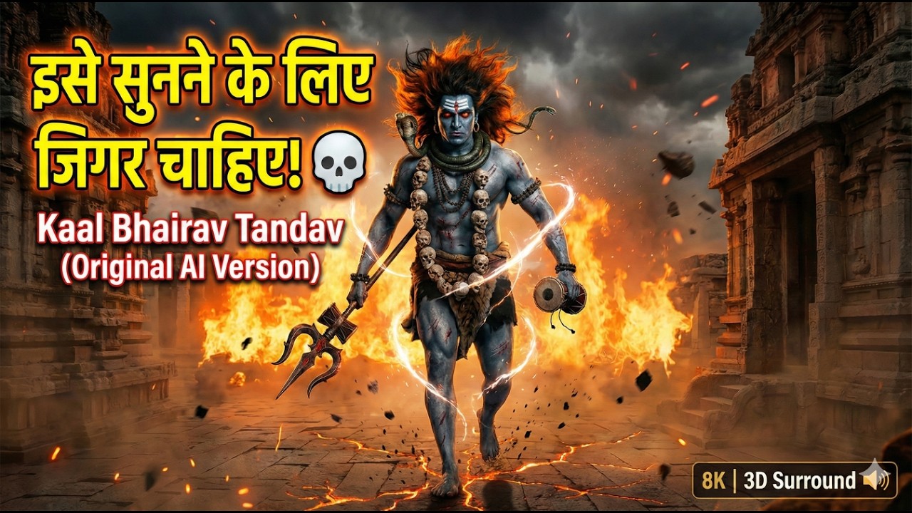 कालभैरव तांडव 🔱 | ऐसा भजन पहले नहीं सुना होगा |AI Generated कालभैरव तांडव 🔱 | Spiritual Power Song