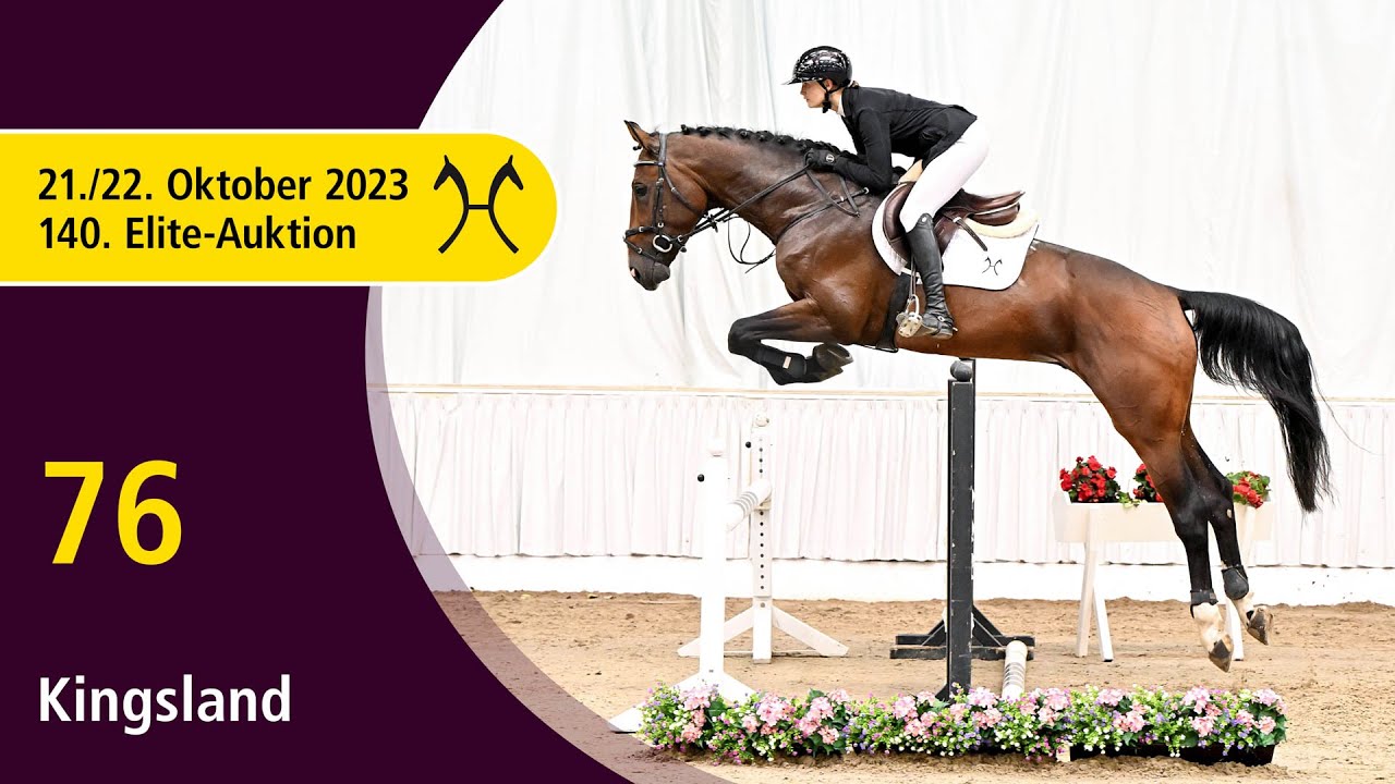 140th Elite-Auction - Oct. 21/22 - No. 76 Kingsland by Khedira - Favorit ASK