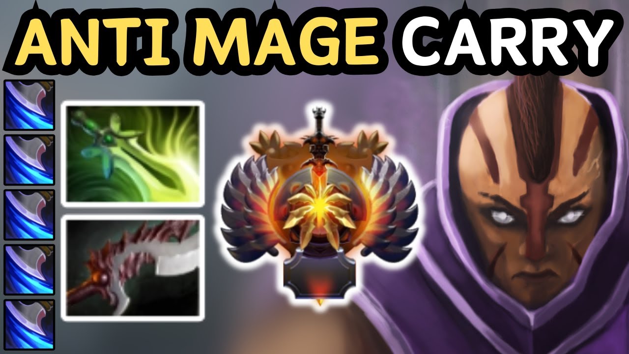 🔥 COMEBACK !! IMMORTAL ANTI MAGE Safelane Gameplay 🔥 1268 XPM !!! - Dota 2
