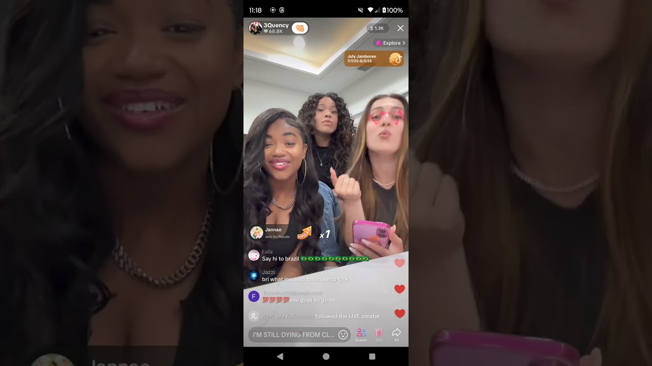 3QUENCY TIKTOK LIVE 7/31/25 - 8/1/25 PART ONE 