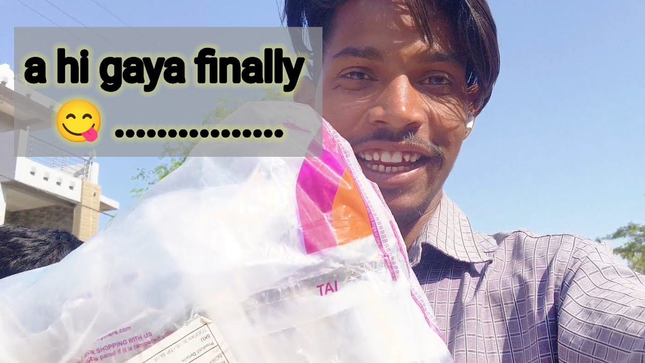 New vloge ajj parcel a hi gaya #trendingshorts #vloger #vlogeveryday 