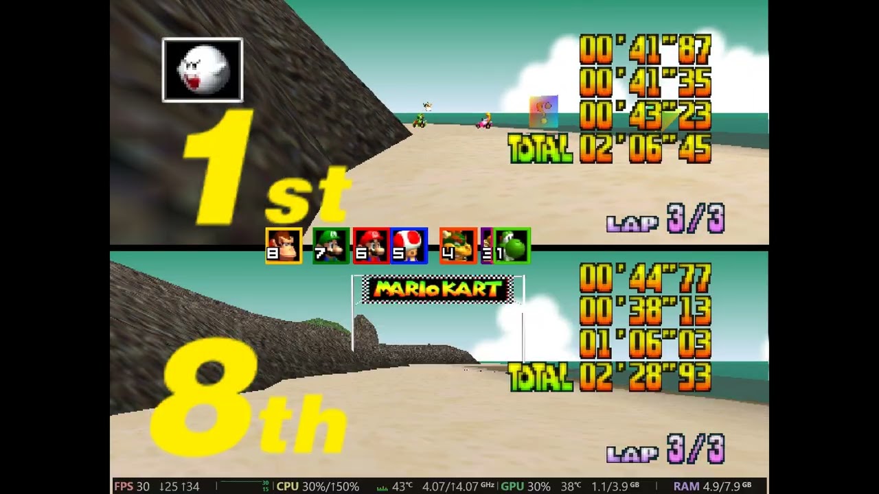 Mario Kart 100CC Mushroom Cup / 18-10-2025