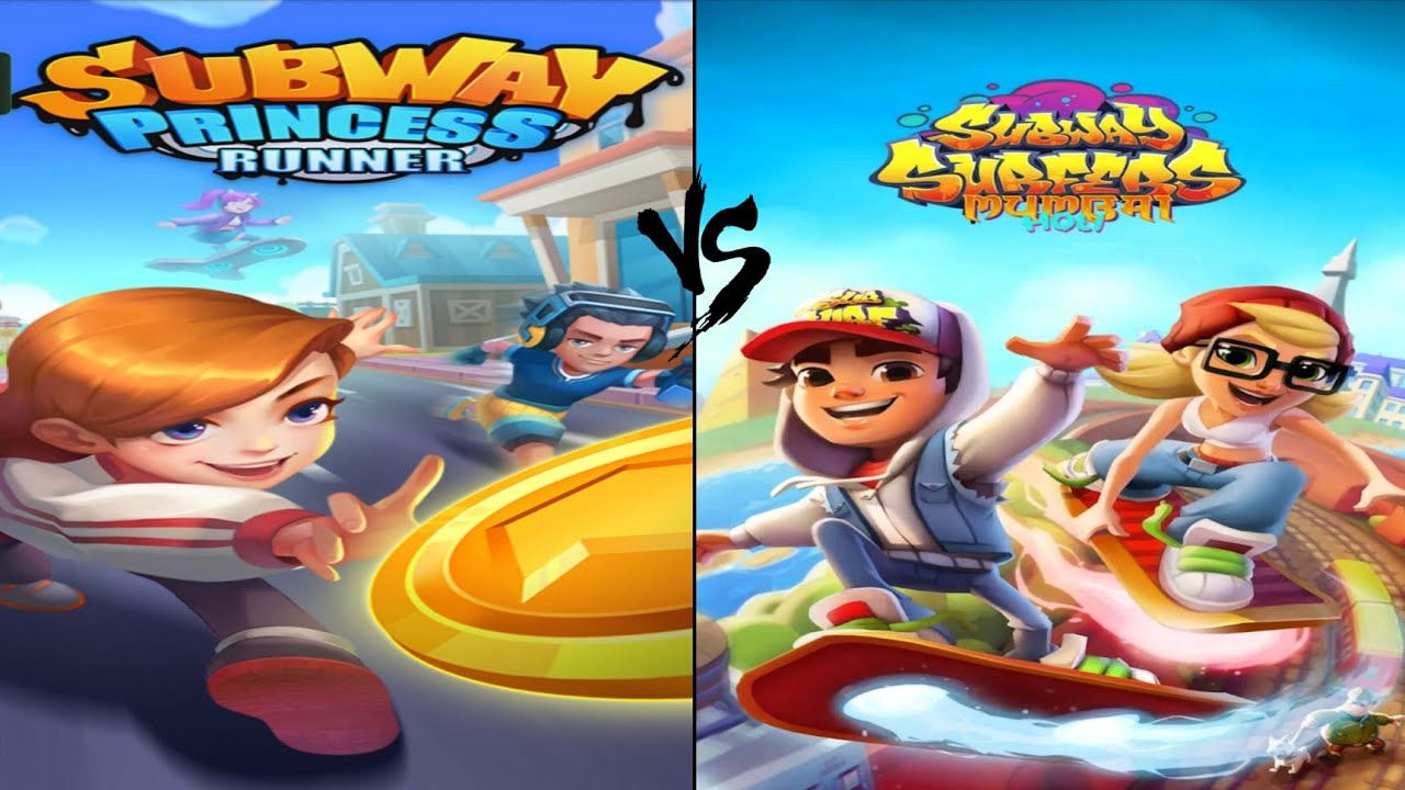 SUBWAY PRINCESS v/s SUBWAY SURFERS | New Upadate | All Gameplay