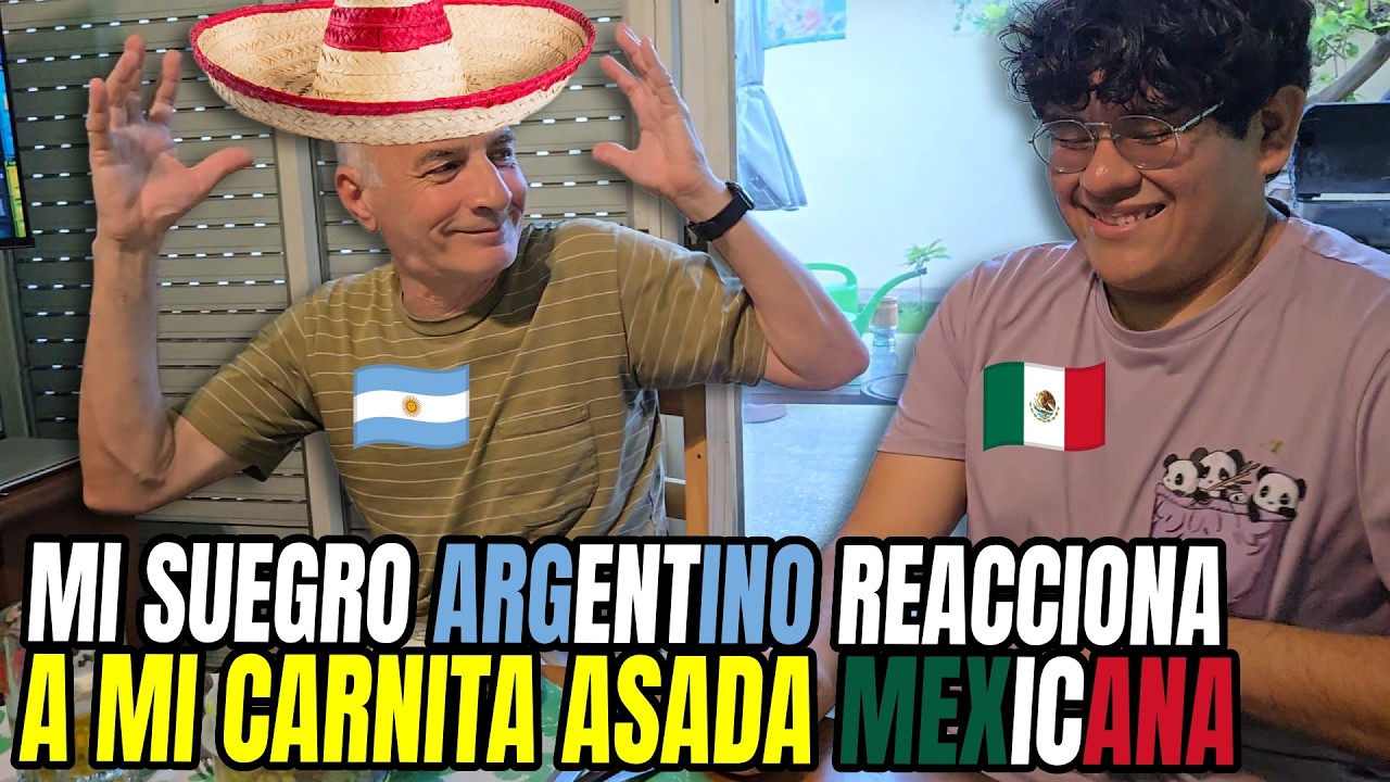 Preparo una CARNE ASADA MEXICANA en ARGENTINA para mi suegro y las amigas de mi novia 🫠