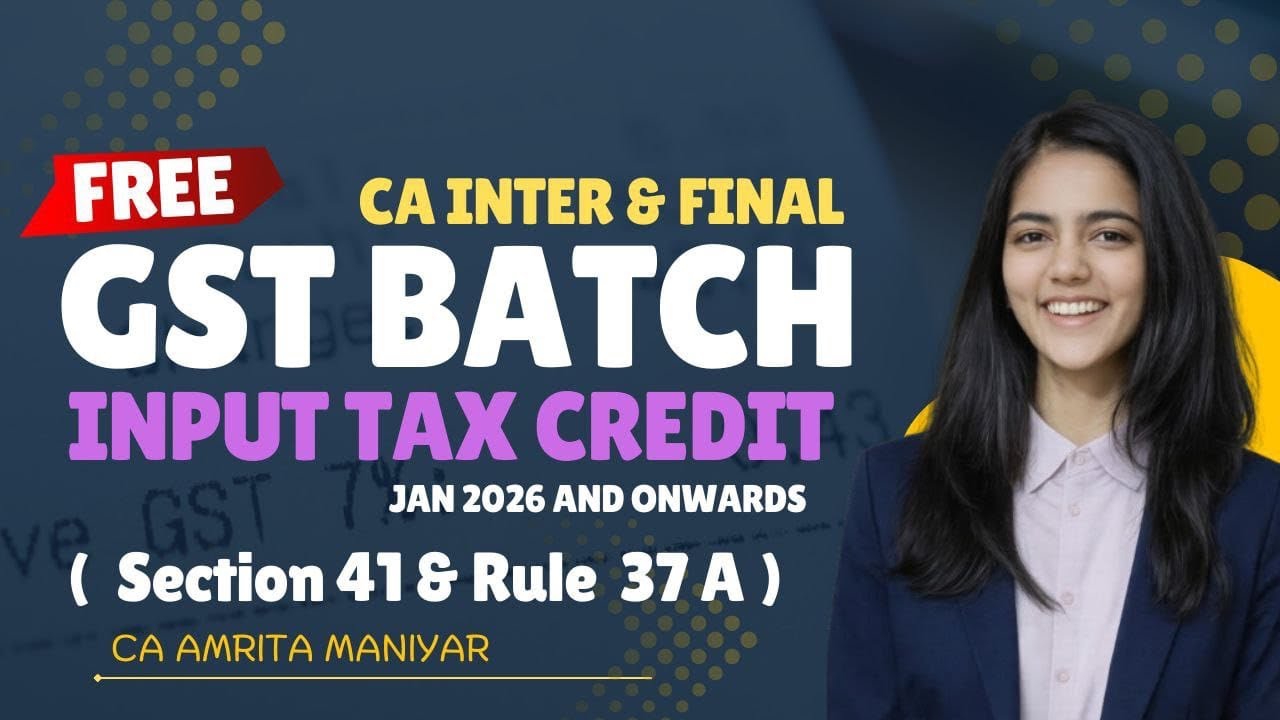ITC under Section 41 & Rule 37A Explained | 30 Sept Vs. 30 Nov | Full Clarity | GST | Tax Payment