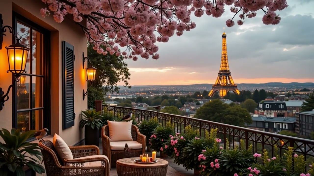 Peaceful Paris Morning ☕ Smooth Jazz Café & Warm Bossa Nova Vibes