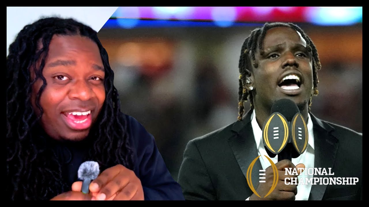 Voice Teacher Reacts: JAMAL ROBERTS x US NATIONAL ANTHEM @ CFP NAT'L CHAMPIONSHIP