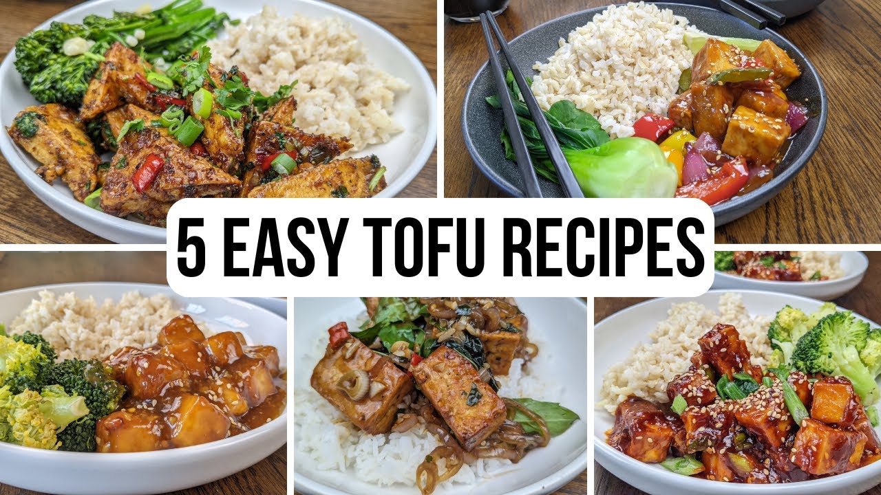 TOFU Recipes Compilation You'll LOVE for LUNCH or DINNER!! High PROTEIN Vegetarian Meals