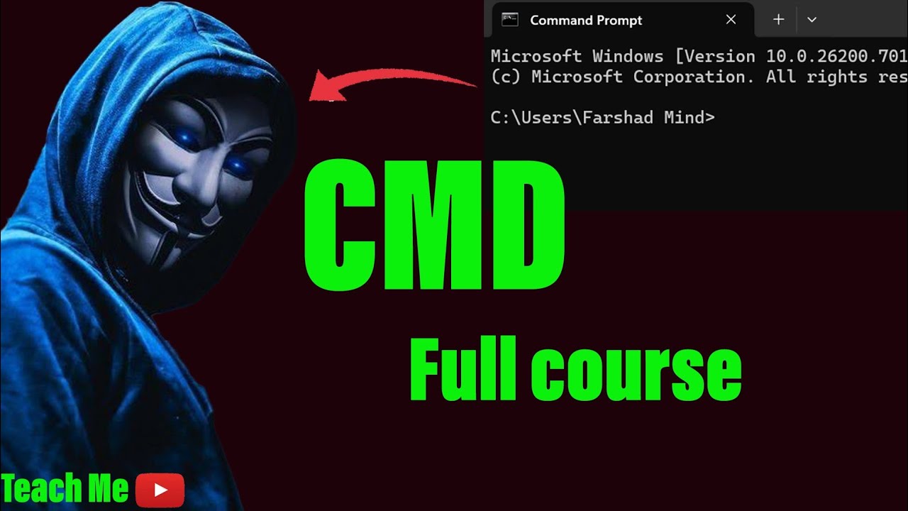 Learn CMD From Zero | Basic Command Prompt Tutorial for Beginners