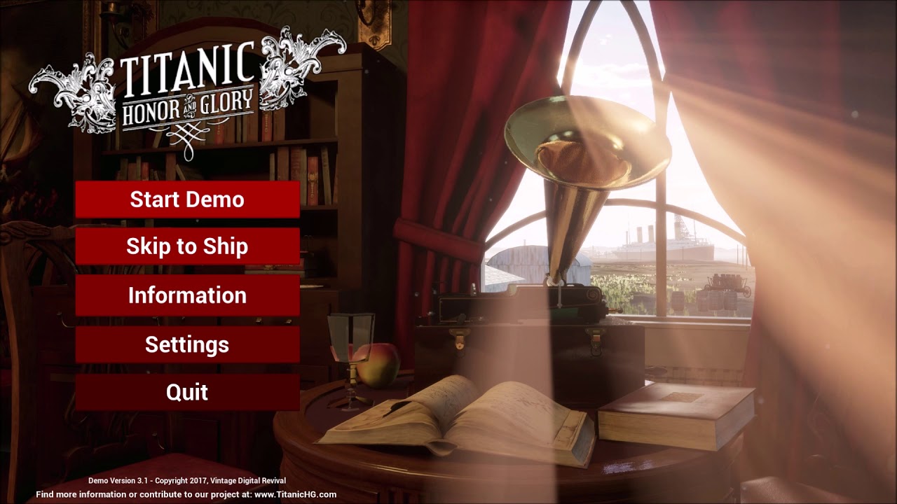 Titanic: Honor and Glory OST: demo 3 Main menu