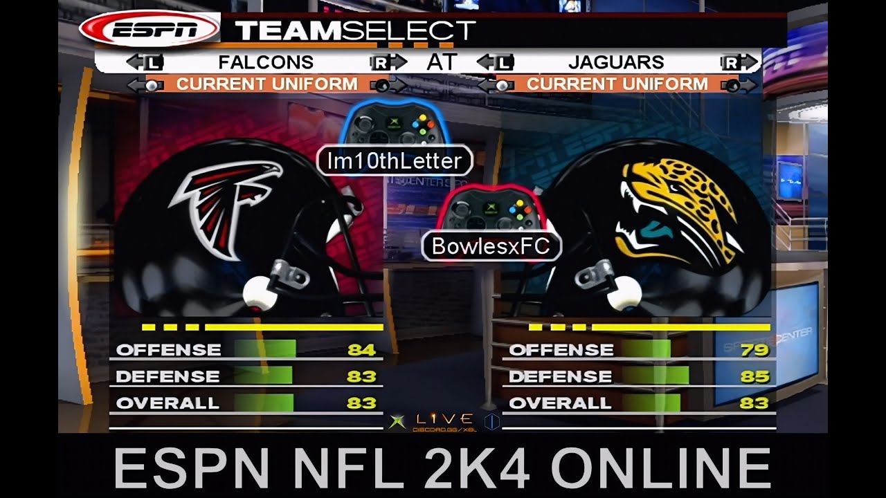 Bowles FC vs 10thletter (Round 6) in NFL 2K4 Online Using INSIGNIA! Can I Stop Vick?