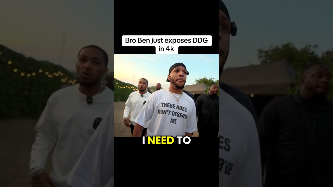 Ben exposes DDG in 4k #viral #funny #ddg #shorts